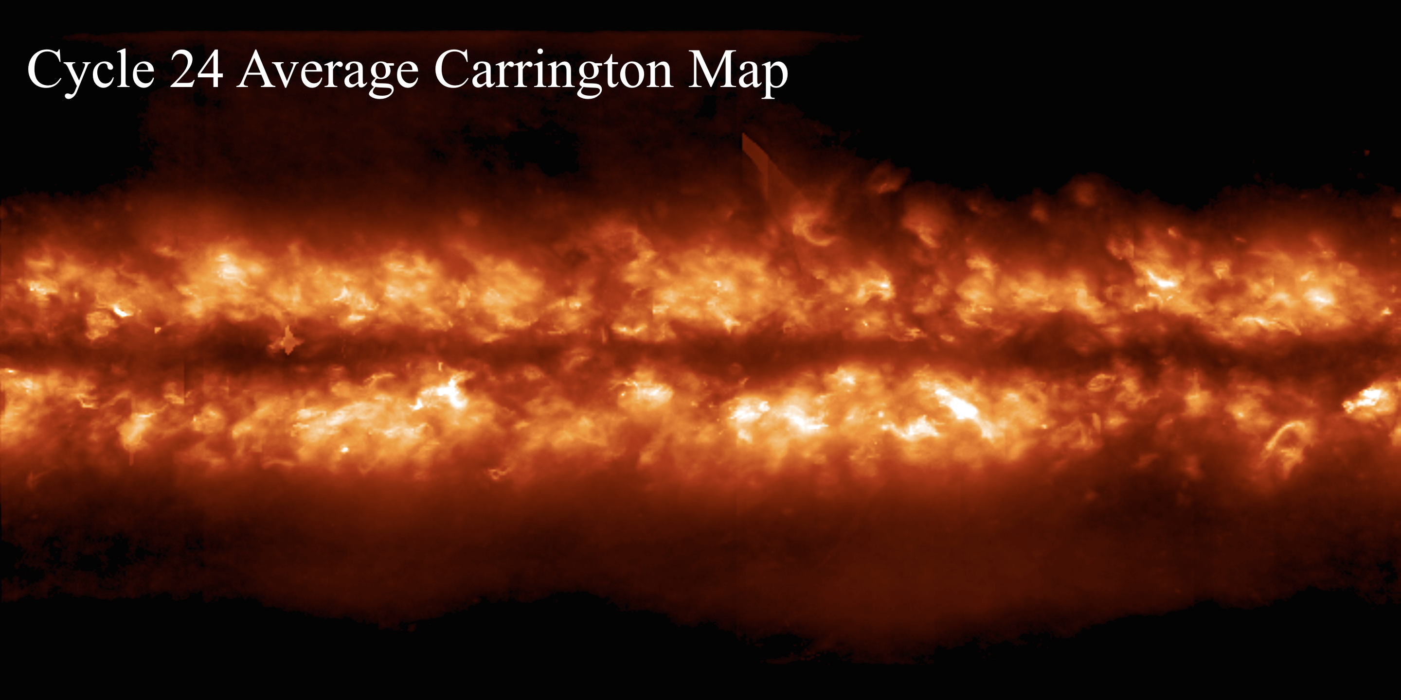 Average Carrington map for Cycle 24