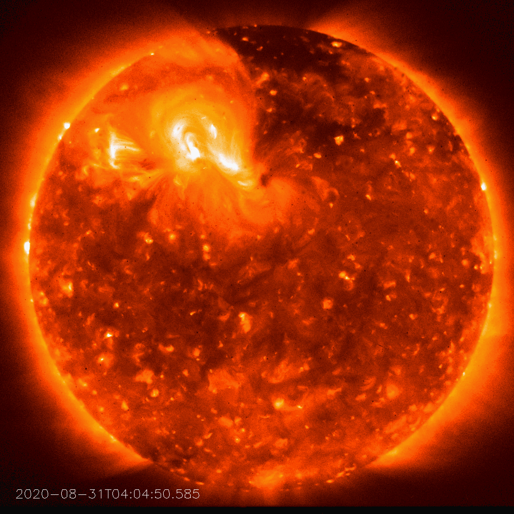 Image of late August 2020 cycle 25 active region